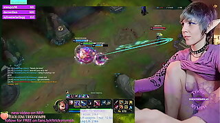 Tricky Nymph Plays League of Legends on Chaturbate! 25 on Jinx!!