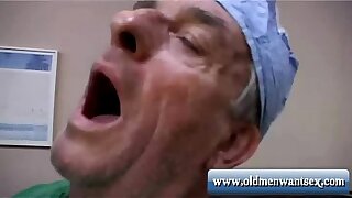 Old man Dilute fucks patient